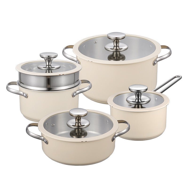 9-Piece Ceramic Pot Set