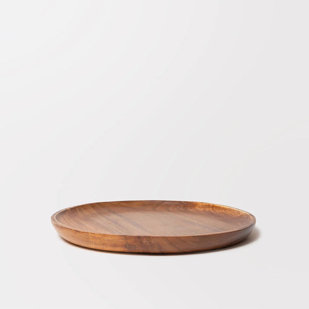 Large Acacia Charger Plates